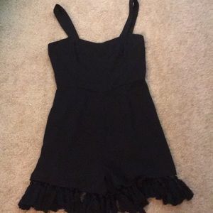 Black Tassel Romper